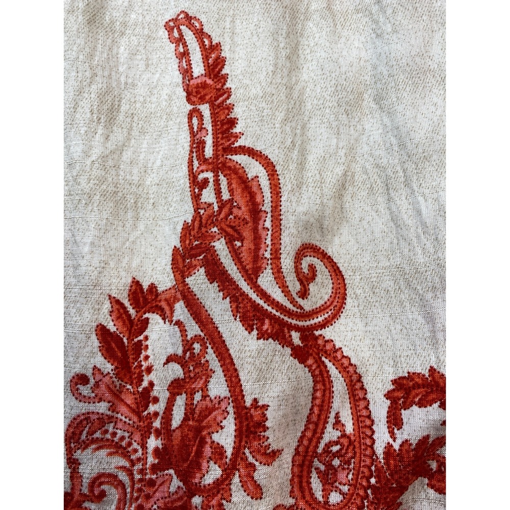 Anewsta Paisley Maxi Dress XL Boho Smocked Back Sleeveless Beachy Flowy Vacay - Picture 12 of 12